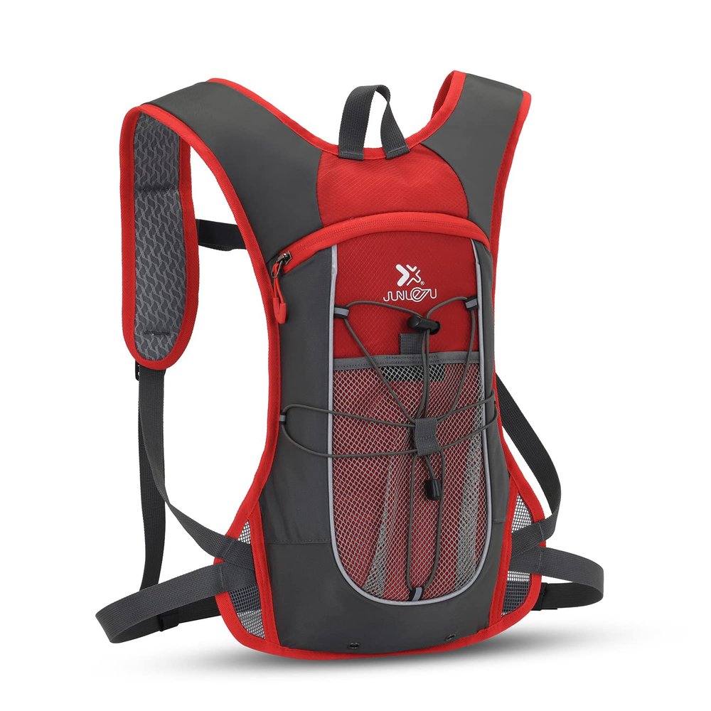 CLAPE Water Bag for Backpacking Small Mountain Biking Backpack with 2LWater Bladder, Leak Proof Multiple Pockets 10L Capacity Backpack, Waterproof Hydration Backpack for Hiking Climbing Traveling