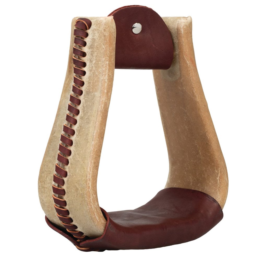 Weaver Leather Natural Rawhide Covered Stirrups