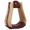 Weaver Leather Natural Rawhide Covered Stirrups view 1