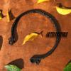ARTIZANSTORE Viking/Celtic/Saxon/Roman/Greek Neck Torc, black view 4