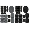 Universal Airsoft Helmet Pads, Tactical Helmet Replacement Foam Padding Kits Bicycle Accessories Mats for Fast Mich CS ACH FMA USMC PASGT (38pcs Black + Gray) view 1