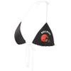G-III Sports Women's Black Cleveland Browns Perfect Match Bikini Top view 1
