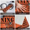 Layering Rugs Front Door Warning Protecter by Armed Property Owner Rug Outdoor Mat for Camping ( Size : 65X90CM ) view 4
