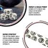WOD Nation Hook Grip Athletic Tape - Sweatproof Grip Tape for Powerlifting & Weightlifting - Pack of 12, 23-ft Rolls, White view 3