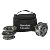 Snowbee Classic 2/7/8 Fly Reel Kit  Lightweight Die-Cast Aluminium Large Arbor Reel with 2 Spare Spools | Trout, Salmon & Stillwater Fly Fishing Kit  Quick Line Change Versatility, Balanced Design view 1