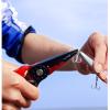 LINFFSTR Aluminum Fishing Pliers and Fishing Lip Gripper with Lanyard and Sheath Weighable Fishing Gear Max to 18kg Saltwater Fishing Accessories for Cut Line Spilt Ring Remove Hook view 2