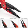 LINFFSTR Aluminum Fishing Pliers and Fishing Lip Gripper with Lanyard and Sheath Weighable Fishing Gear Max to 18kg Saltwater Fishing Accessories for Cut Line Spilt Ring Remove Hook view 4