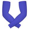 HDE Arm Sleeves for Men Women, Compression Sleeve Arm UV Protection Basketball Baseball Football Royal Blue - L view 1