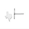 14KW New Jersey State Earrings view 1