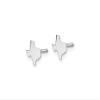 14KW New Jersey State Earrings view 2