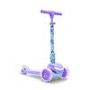 Jetson Disney Frozen 3-Wheel Kick Kids Scooter, LED Lights on Stem, Light-Up Wheels, Height-Adjustable Handlebar, Lean-To-Steer System, Easy-Folding Mechanism, Ages 3+, Purple, JFRZN-3KIK view 1