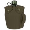 BaHoki Essentials Aluminum Canteen with Cover and Cup - Military Style Water Bottle Kit - for Outdoor Camping, Backpacking, Hiking (Green) view 1