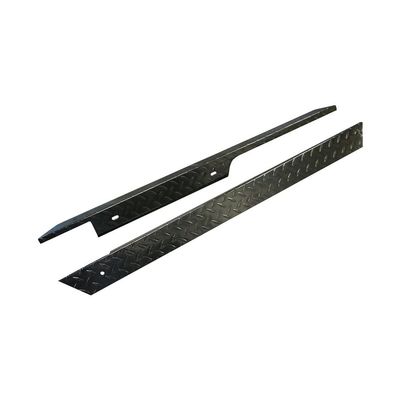 Hardcore Parts SGC Black Aluminum Diamond Plate Rocker Panel for EZGO TXT Golf Cart (1996-2013) (Set of 2)
