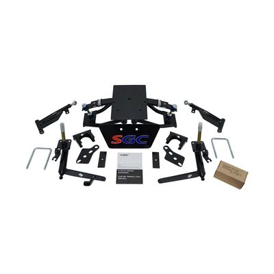 Hardcore Parts SGC 6 Heavy Duty Double A-Arm Suspension Lift Kit for Club Car Carryall Golf Cart (1996-2011) Patent Pending