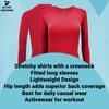 ACTIVE UNIFORMS Women's Under Scrub Tee Crew Neck Long Sleeve T-Shirt (Red, 3X-Large) view 2