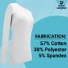 ACTIVE UNIFORMS Women's Under Scrub Tee Crew Neck Long Sleeve T-Shirt (White, Small) view 3