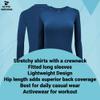 ACTIVE UNIFORMS Women's Under Scrub Tee Crew Neck Long Sleeve T-Shirt (True Navy Blue, Large) view 2