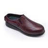 Pure Stride Nantucket Diabetic and Therapeutic Slip-On Walking Shoes for Women - Soft Full Grain Calf Skin Leather, Lightweight and Skid Resistant - Merlot, (9.5) view 1