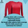 ACTIVE UNIFORMS Women's Under Scrub Tee Crew Neck Long Sleeve T-Shirt (Red, 4X-Large) view 2