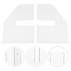 1 Set Wall Mounted Skateboard Rack Skis Accessory Household Skateboard Rack Transparent Skateboard Rack Wear-Resistant Skateboard Stand Acrylic Skateboard Stand Skateboard Supply view 3