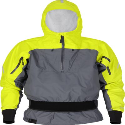 NRS Men's Riptide Paddling Jacket-Chartreuse/Gray-S