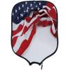 DUNHUANG American Flag Padded Pickleballs Protection Paddles Cover Personalized Cover Paddles Case Rackets Cover Holder Sleeve Case Protector, Fits Most Paddles, Rackets,041 view 1