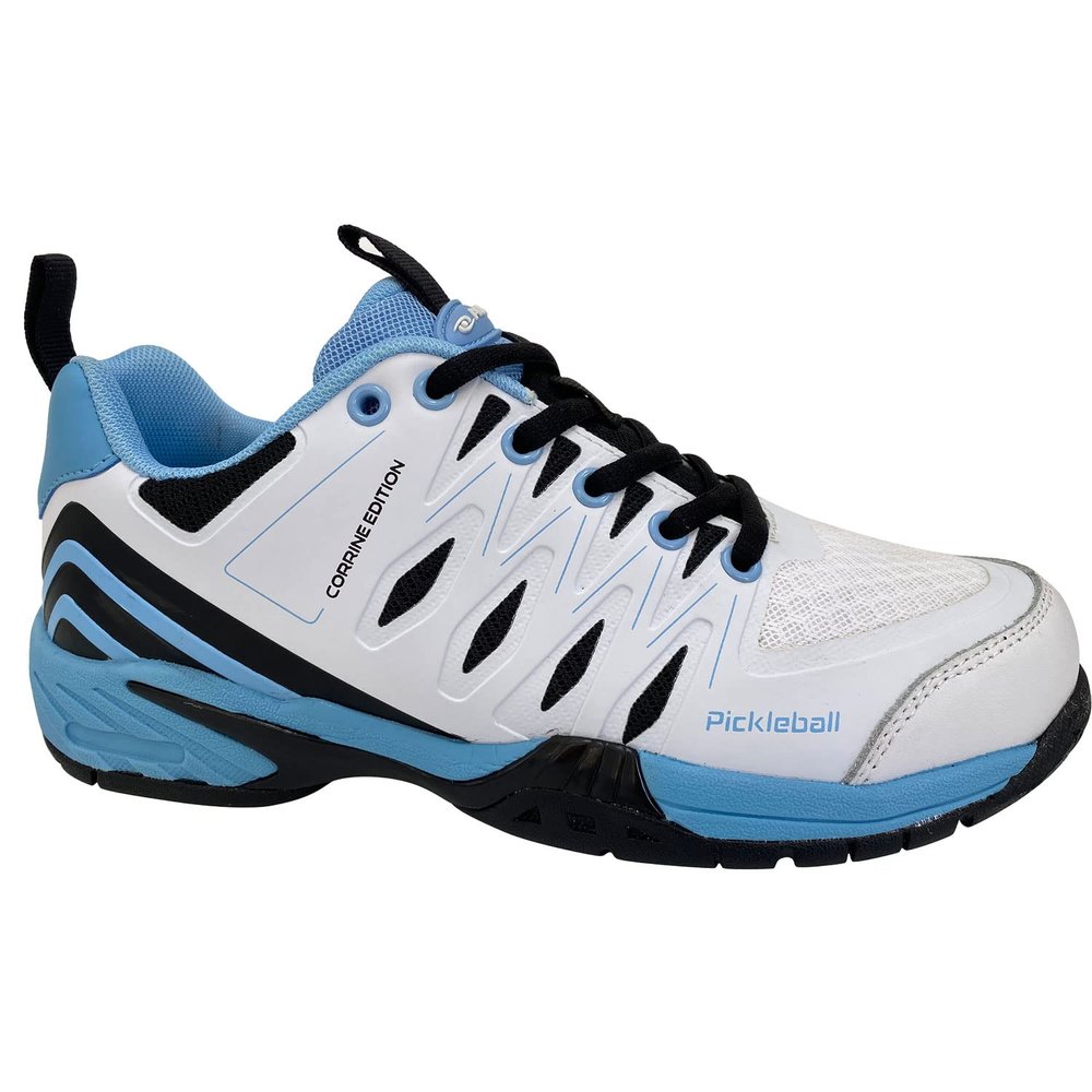 ACACIA Women's Signature Corrine Carr Pickleball Shoes White/Royal