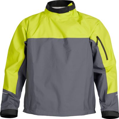NRS Men's Endurance Paddling Jacket-Chartreuse/Gray-XXL