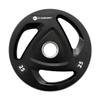 GYMENIST Premium Olympic Rubber Coated Metal Weight Plates for Men and Women  Durable Non Slip Grip and Long-Lasting Weights Plate Gym Sets for Home and Commercial Use (25 Lb - Single, Rubber) view 1