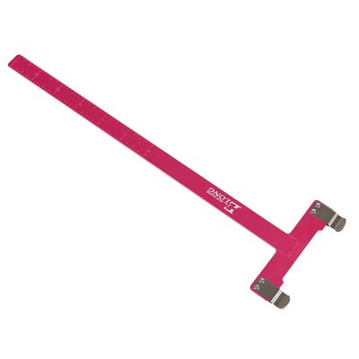 SZEO T Square Bow Ruler 12 Inches Archery Bow Square T Shape Measurement Tool for Recurve Bow and Compound Bow Red(Pack of 1)