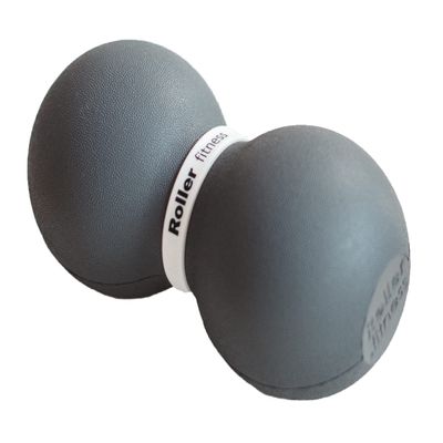Fitness Infinity Roller, Peanut Foam Massage Ball, Large 8-Inch Double Exercise Roller (Gray - Standard)