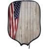 DUNHUANG American Flag Padded Pickleballs Protection Paddles Cover Personalized Cover Paddles Case Rackets Cover Holder Sleeve Case Protector, Fits Most Paddles, Rackets,040 view 1