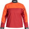 NRS Women's Endurance Paddling Jacket-Poppy/Vino-L view 1
