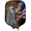 DUNHUANG American Flag Padded Pickleballs Protection Paddles Cover Personalized Cover Paddles Case Rackets Cover Holder Sleeve Case Protector, Fits Most Paddles, Rackets,045 view 1
