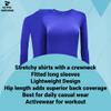 ACTIVE UNIFORMS Women's Under Scrub Tee Crew Neck Long Sleeve T-Shirt (True Royal Blue, X-Small) view 2
