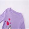 Family Feeling Little girls Love Heart Pajamas Long sleeve Cotton Kid Pjs 6 view 3