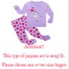 Family Feeling Little girls Love Heart Pajamas Long sleeve Cotton Kid Pjs 6 view 4
