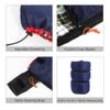 REDCAMP Outdoors Cotton Flannel Sleeping Bag for Camping Backpacking, Warm and Comfortable Envelope Sleeping Bags with 2lbs Filling, Green Plaid view 3