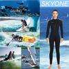 Wet Suits for Women Men Full Body 3MM Neoprene Wetsuit Diving Suit in Cold Water, Long Sleeves Front Zip Scuba Wetsuits One Piece Thermal Swimsuit for Surfing Snorkeling (3MM Women Black, X-Large) view 3