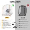 EighteenTek Pod All Weather Sports Tent with Attached Floor, Instant Outdoor Bubble Tent, Rainproof Camping Sun Shelter for Sports Events Camping Fishing Cheering 50" X 50" X 62"H view 2