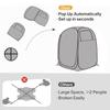 EighteenTek Pod All Weather Sports Tent with Attached Floor, Instant Outdoor Bubble Tent, Rainproof Camping Sun Shelter for Sports Events Camping Fishing Cheering 50" X 50" X 62"H view 4