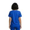 Natural Uniforms Standard Unisex 3 Pocket Scrub Top (XX-Large, True Royal Blue) view 2