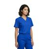 Natural Uniforms Standard Unisex 3 Pocket Scrub Top (XX-Large, True Royal Blue) view 3