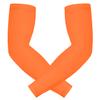 HDE Arm Sleeves for Men Women, Compression Sleeve Arm UV Protection Basketball Baseball Football Orange - L view 1