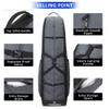 TurnWay Foldable Padded Golf Travel Bag, Heavy Duty 900D Polyester Golf Club Bag Waterproof Cart Bag with Wheels, Soft-Sided Spacial Size for Golf Gear Transportation (Gray) view 2