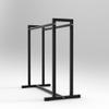 SRNS Free Standing Floor Tennis Racket Holder, Black Metal Badminton Racket Storage Rack, Children's Racket Stand, Mounting Hardware Included view 4