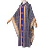 BLESSUME Priest Liturgical Chasuble Father Mass Vestments Robe (Purple) view 4