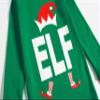 Family Feeling Baby Infant Holiday Christmas Elf Matching Family Long Sleeves Pajamas Set Green Size 12-18 Monthes view 3