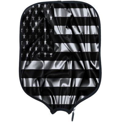 DUNHUANG American Flag Padded Pickleballs Protection Paddles Cover Personalized Cover Paddles Case Rackets Cover Holder Sleeve Case Protector, Fits Most Paddles, Rackets,057