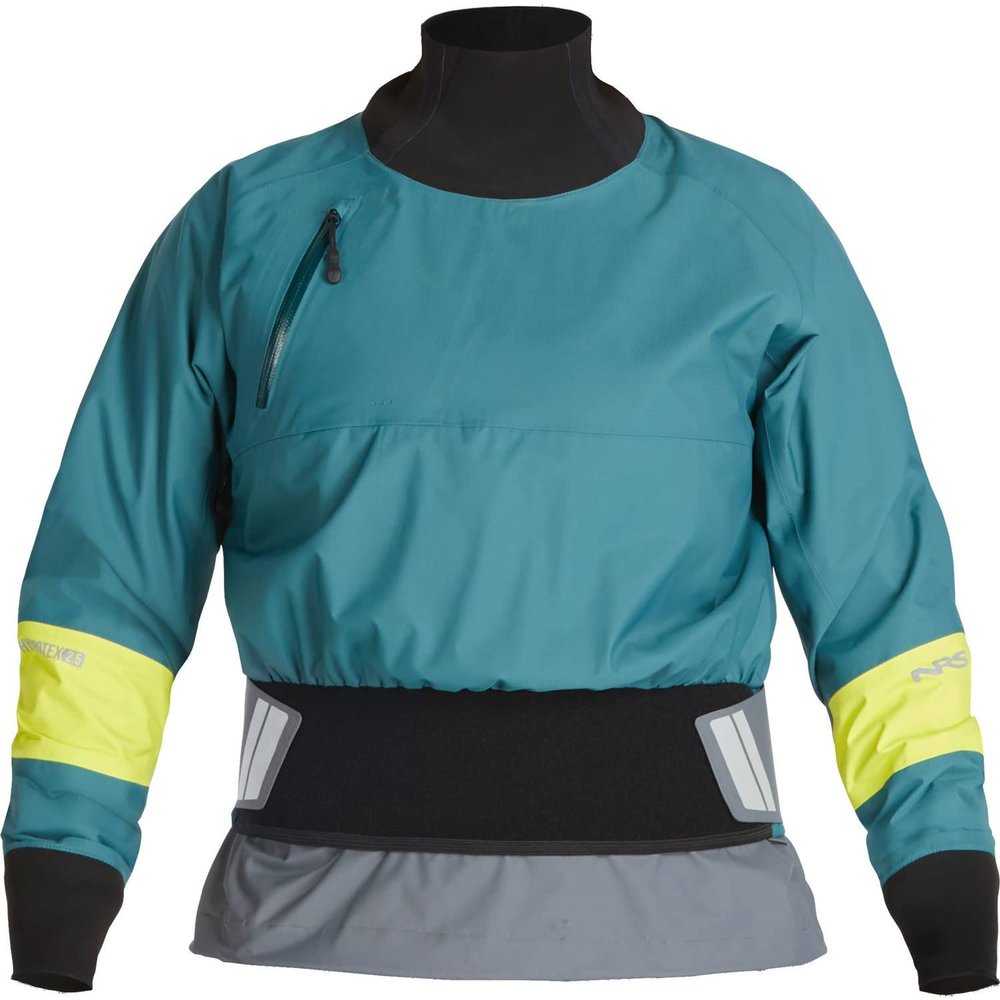 NRS Women's Stratos Semi-Dry Paddling Jacket-Mediterranea-S